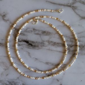 Hand Crafted Glass Seed Bead Mask Lanyard